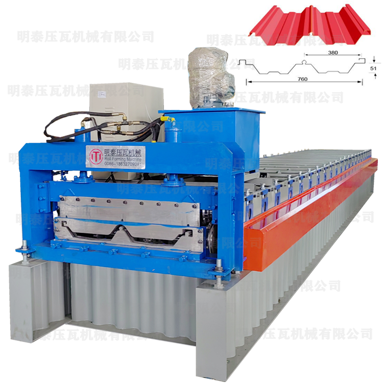 明泰機(jī)械定制角馳 760 壓瓦機(jī) 冷彎成型設(shè)備 不銹鋼板彩鋼
